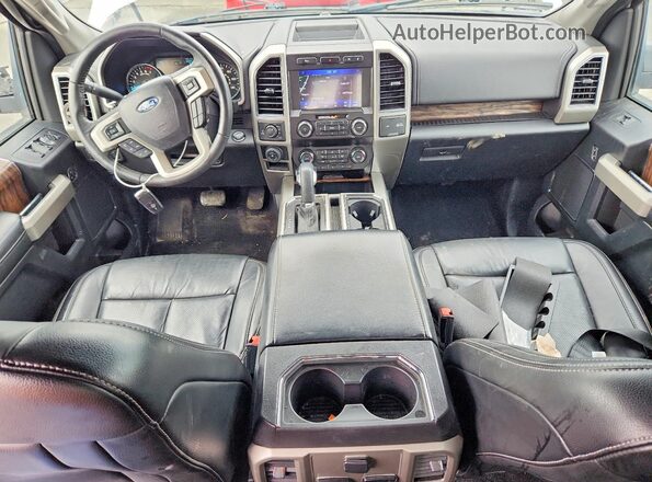 1FTEW1E40LKF44691 2020 FORD F150 White Vista del salpicadero