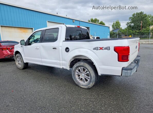 1FTEW1E40LKF44691 2020 FORD F150 White Trasero izquierdo