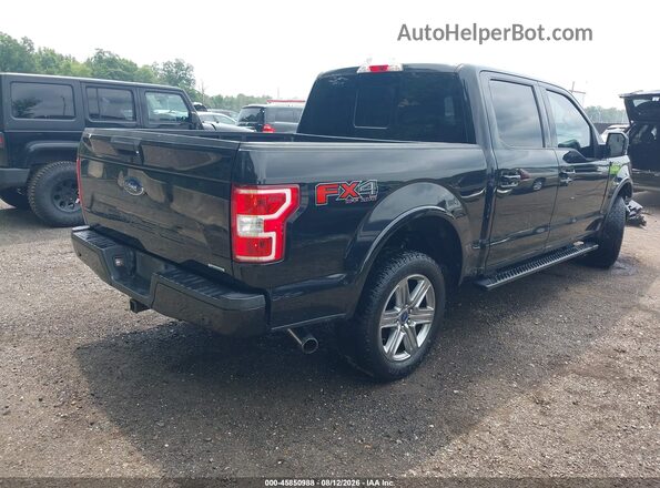 1FTEW1E41KFB78148 2019 FORD F150 Black Задня права чверть