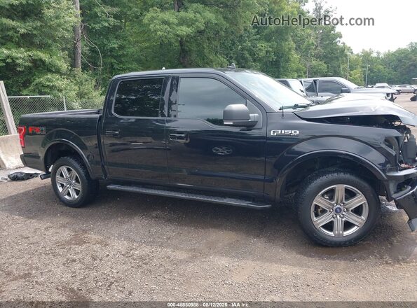 1FTEW1E41KFB78148 2019 FORD F150 Black Панорамний вид салону 360°