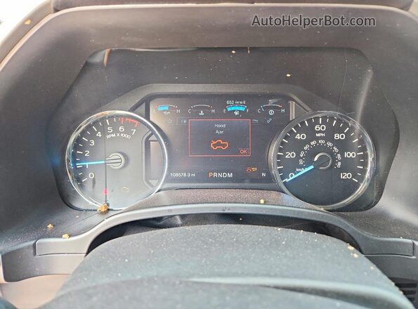 1FTEW1E41KFD11054 2019 FORD F150 Gray Instrument cluster view