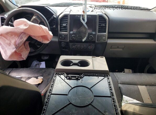 1FTEW1E41KFD29246 2019 FORD F150 Silver Dashboard view