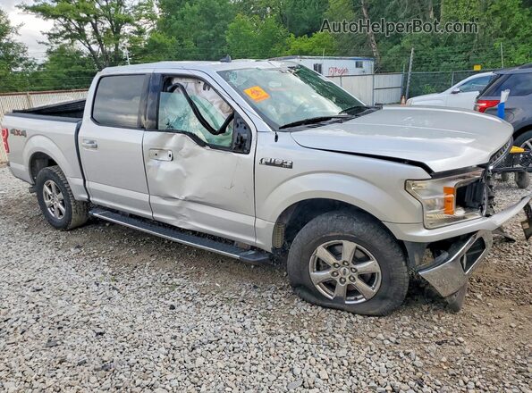 1FTEW1E41KFD29246 2019 FORD F150 Silver Front right
