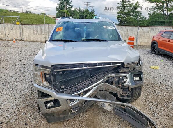 1FTEW1E41KFD29246 2019 FORD F150 Silver Front view