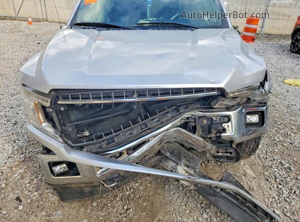1FTEW1E41KFD29246 2019 FORD F150 Silver Rear interior view