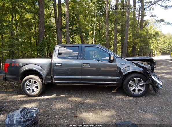 1FTEW1E42KFB16922 2019 FORD F150 Gray ხელსაწყოთა პანელის ხედი