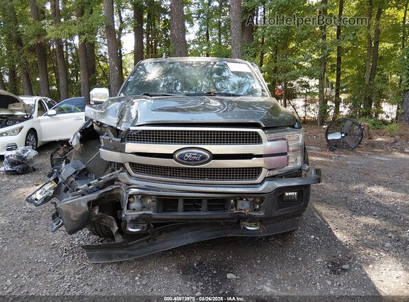 1FTEW1E42KFB16922 2019 FORD F150 Gray წინა პანელის ხედი