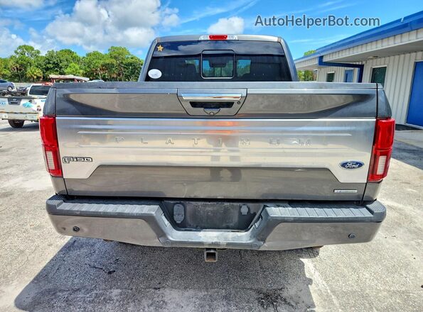 1FTEW1E43KFC10596 2019 FORD F150 Gray Vista trasera