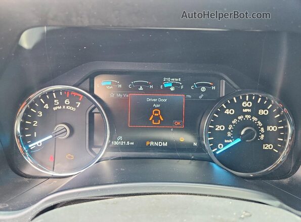 1FTEW1E43KFC10596 2019 FORD F150 Gray Vista del cuadro de instrumentos