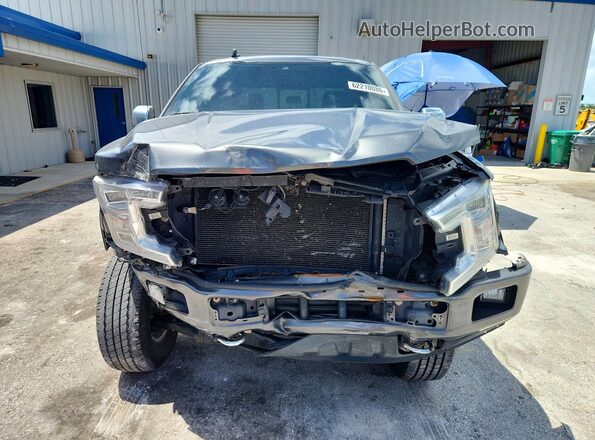 1FTEW1E43KFC10596 2019 FORD F150 Gray Vista frontal