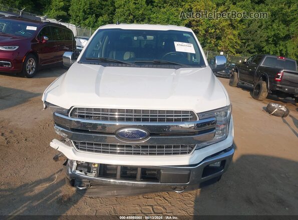 1FTEW1E43LFA36241 2020 FORD F150 White Rear interior view