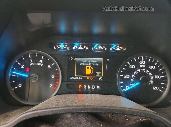 1FTEW1E43LFA58384 2020 FORD F150 White Սարքավորումների վահանակի տեսք