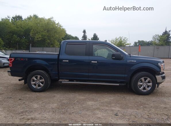 1FTEW1E43LKD21206 2020 FORD F150 Blue Widok wnętrza z tyłu