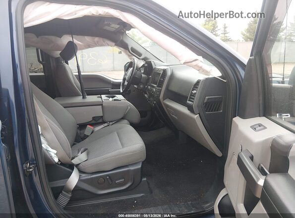 1FTEW1E43LKD21206 2020 FORD F150 Blue Widok wnętrza z przodu