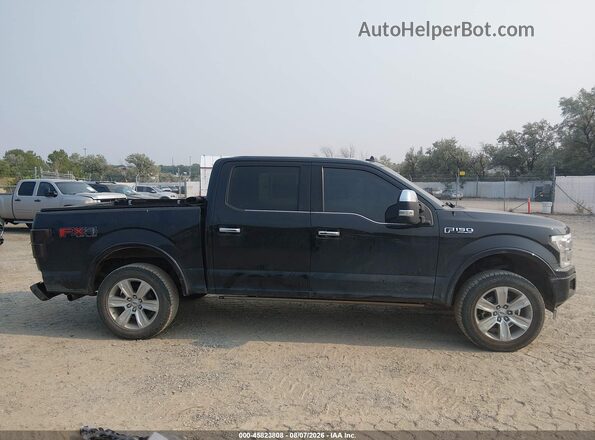 1FTEW1E44KFA70784 2019 FORD F150 Black Widok wnętrza 360 stopni