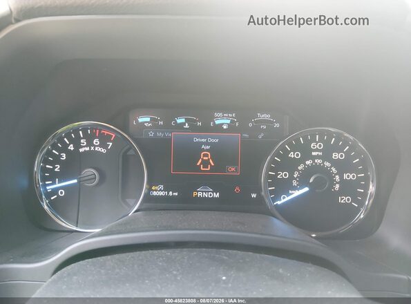 1FTEW1E44KFA70784 2019 FORD F150 Black Widok tylnych siedzeń