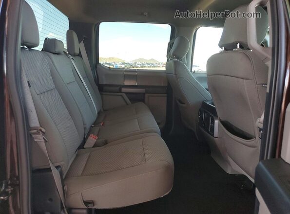 1FTEW1E44KKE65409 2019 FORD F150 Brown უკანა სავარძლების ხედი