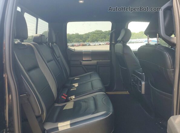 1FTEW1E45KFA13106 2019 FORD F150 Черный Вид задних сидений