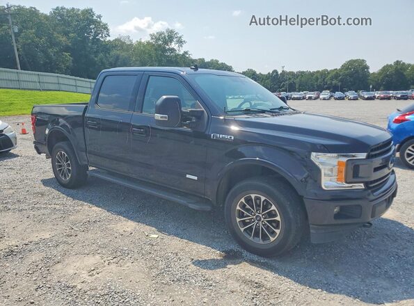 1FTEW1E45KFA13106 2019 FORD F150 Черный Передняя правая четверть