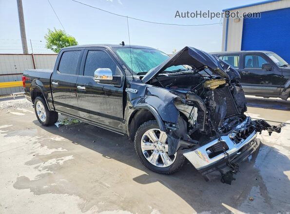 1FTEW1E45KFA86895 2019 FORD F150 Black Передня права чверть