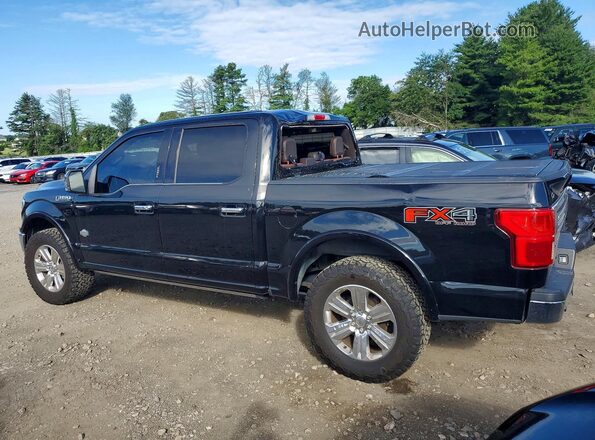 1FTEW1E45KFA92907 2019 FORD F150 Black Rear left