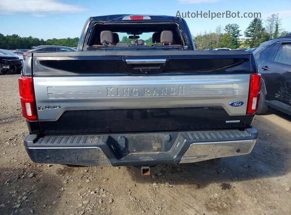 1FTEW1E45KFA92907 2019 FORD F150 Black Rear view