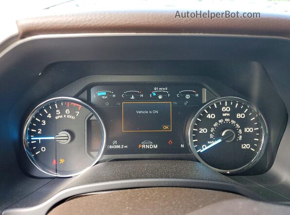 1FTEW1E45KFA92907 2019 FORD F150 Black Instrument cluster view