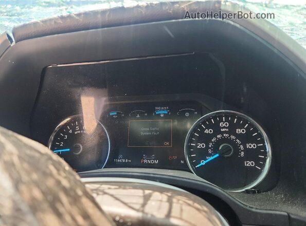 1FTEW1E45KFC25696 2019 FORD F150 White ხელსაწყოთა პანელის ხედი
