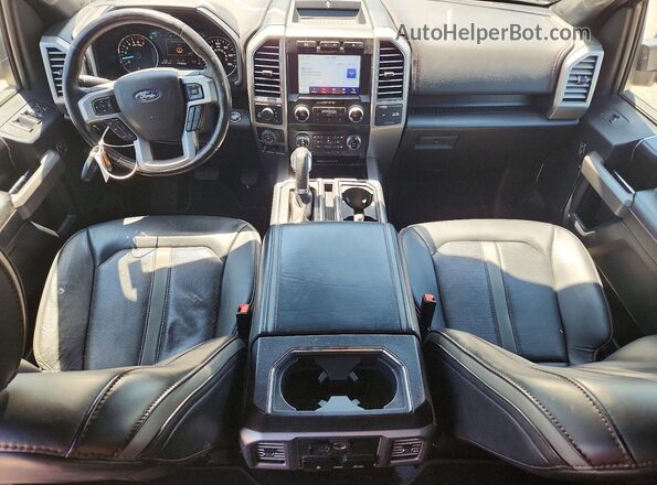 1FTEW1E45KFD14345 2019 FORD F150 Black Dashboard view