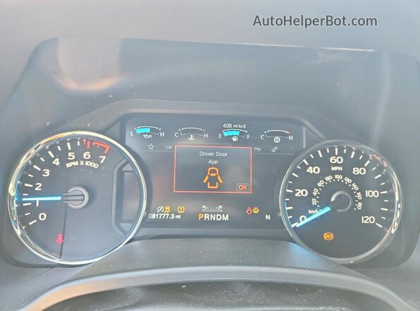 1FTEW1E45KFD14345 2019 FORD F150 Black Instrument cluster view