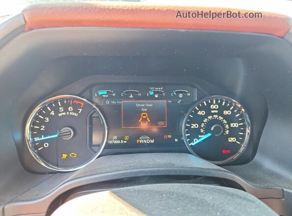 1FTEW1E45KFD51945 2019 FORD F150 Black Widok zestawu wskaźników