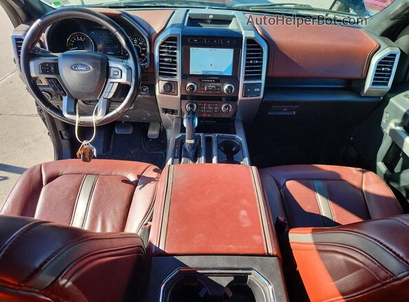 1FTEW1E45KFD51945 2019 FORD F150 Black Widok deski rozdzielczej