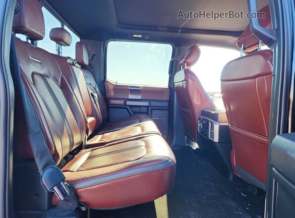 1FTEW1E45KFD51945 2019 FORD F150 Black Widok tylnych siedzeń