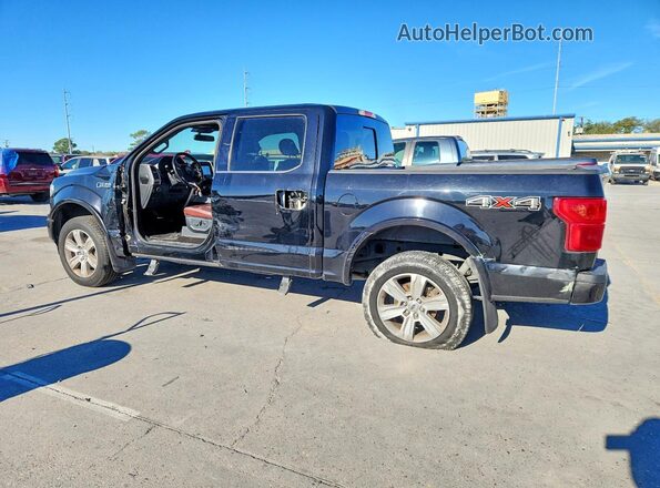 1FTEW1E45KFD51945 2019 FORD F150 Black Tył lewy