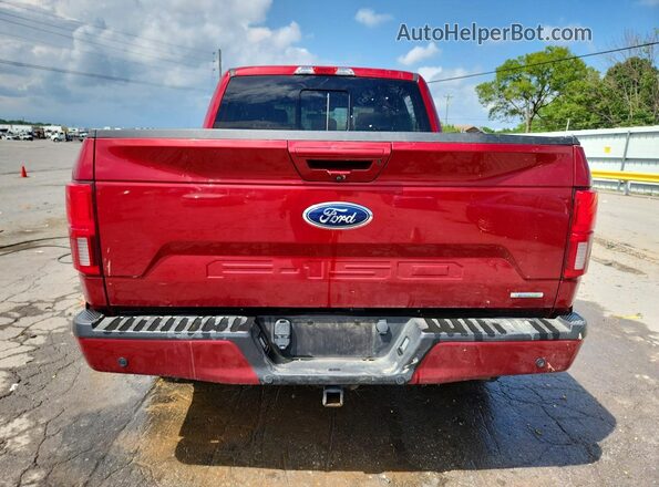 1FTEW1E45KKC69494 2019 FORD F150 Red უკანა ხედი