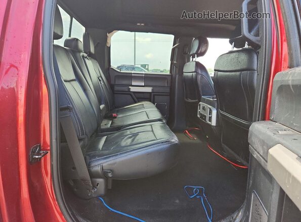 1FTEW1E45KKC69494 2019 FORD F150 Red უკანა სავარძლების ხედი
