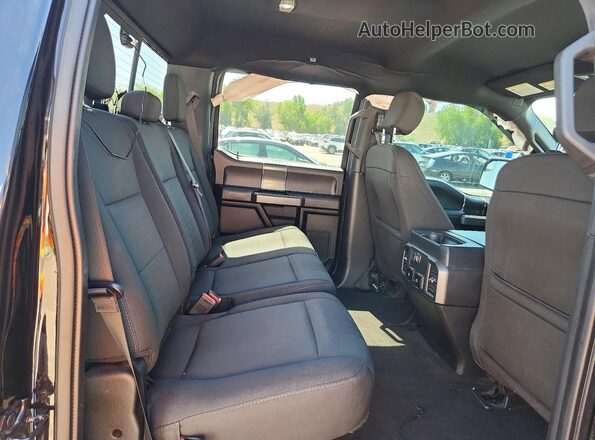 1FTEW1E45KKD53394 2019 FORD F150 Черный Вид задних сидений