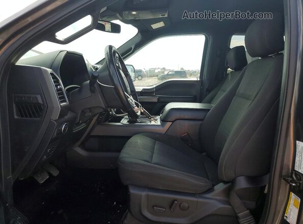 1FTEW1E45KKE49641 2019 FORD F150 Gray Front interior view