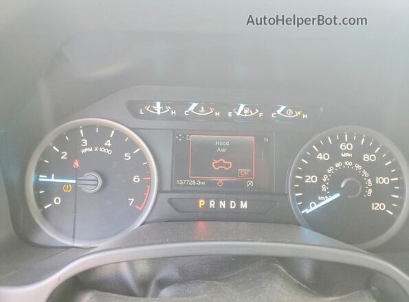 1FTEW1E45KKE49641 2019 FORD F150 Gray Instrument cluster view