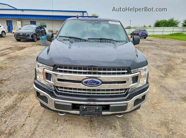 1FTEW1E45LFA17481 2020 FORD F150 Black Front view
