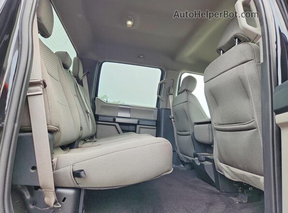 1FTEW1E45LFA17481 2020 FORD F150 Black Rear seats view