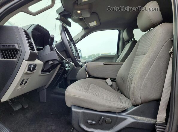 1FTEW1E45LFA17481 2020 FORD F150 Black Front interior view