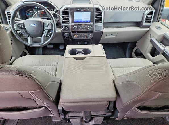 1FTEW1E45LFA17481 2020 FORD F150 Black Dashboard view