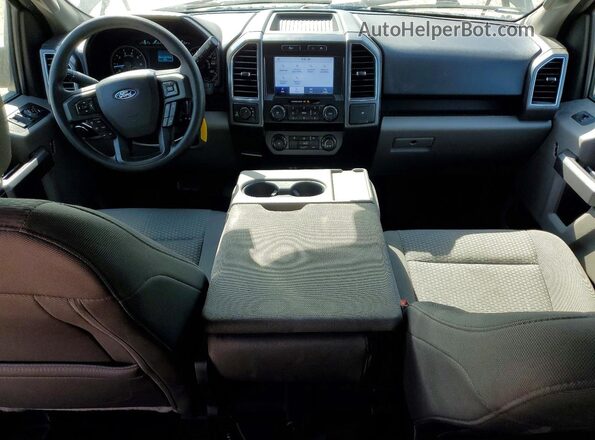 1FTEW1E45LKD47208 2020 FORD F150 Gray Widok deski rozdzielczej