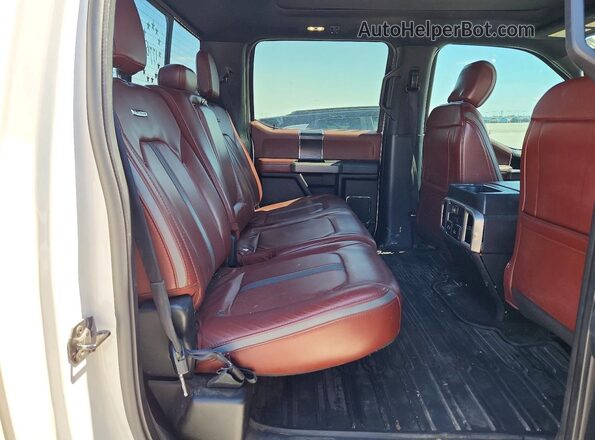 1FTEW1E46KFA14779 2019 FORD F150 White Вид задніх сидінь