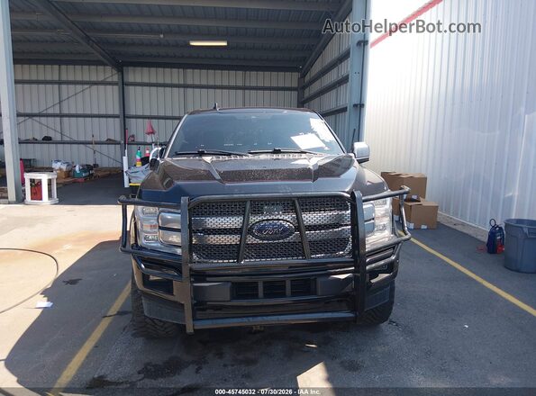 1FTEW1E46KFA82953 2019 FORD F150 Black Front view