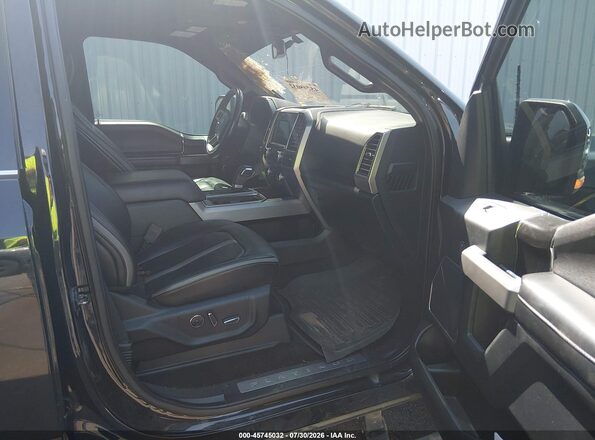 1FTEW1E46KFA82953 2019 FORD F150 Black Front interior view