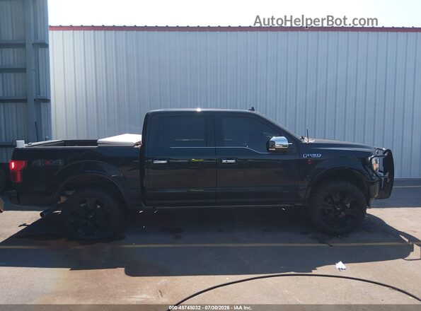 1FTEW1E46KFA82953 2019 FORD F150 Black Rear interior view