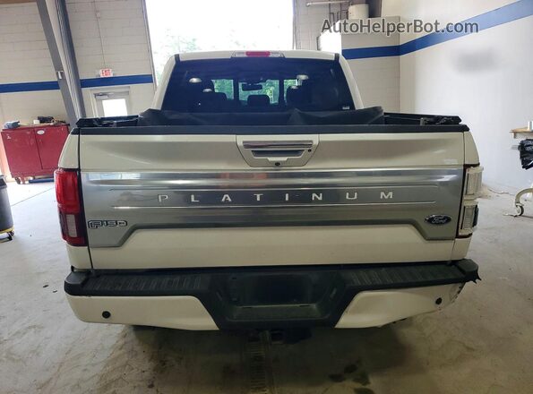 1FTEW1E46KFB87766 2019 FORD F150 White Вид ззаду
