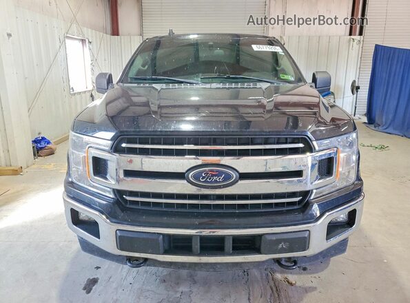 1FTEW1E47KFC99105 2019 FORD F150 Black უკანა სავარძლების ხედი
